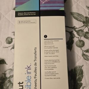 Cricut Invisible Ink Transfer Sheets — Mermaid Rainbow Design